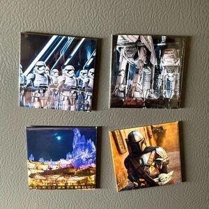 Star Wars Themed Magnets (Set of 4)